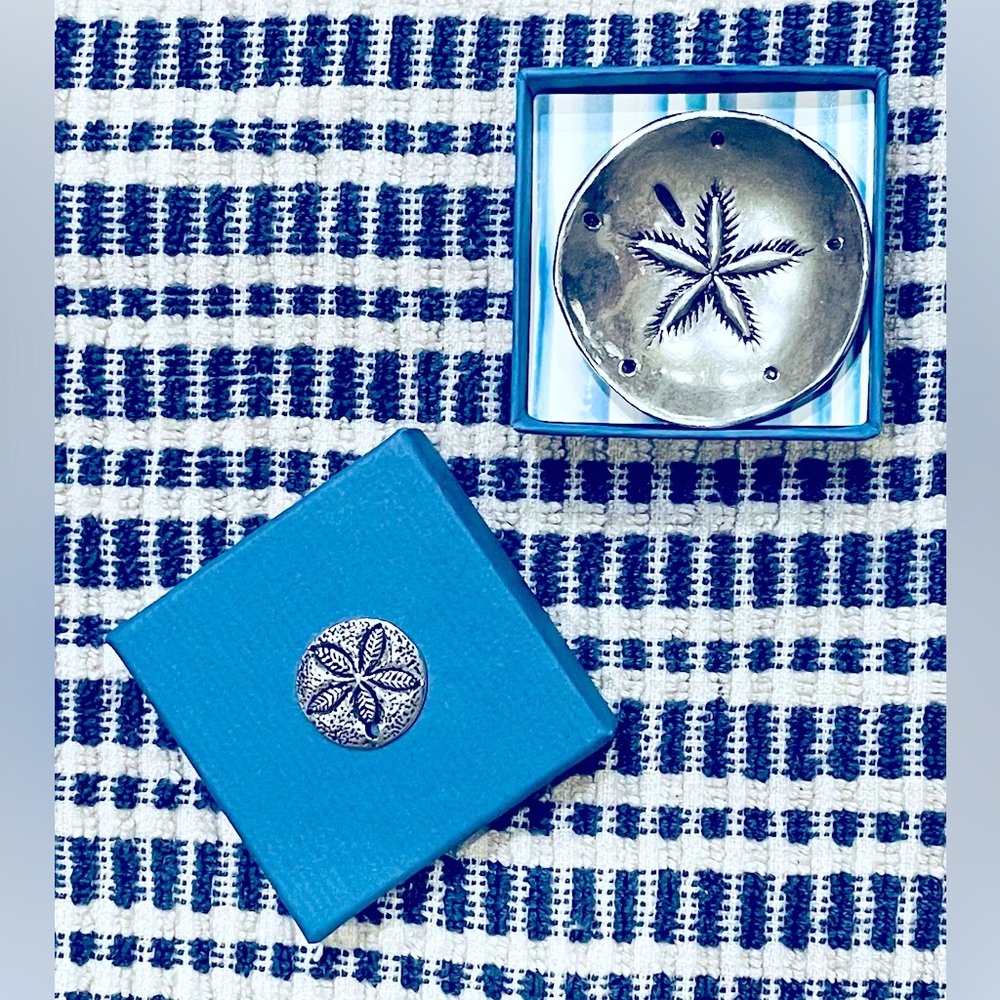 Basic Spirit - Sand Dollar - Pewter - Ring/Small Trinket Bowl - With Gift Box